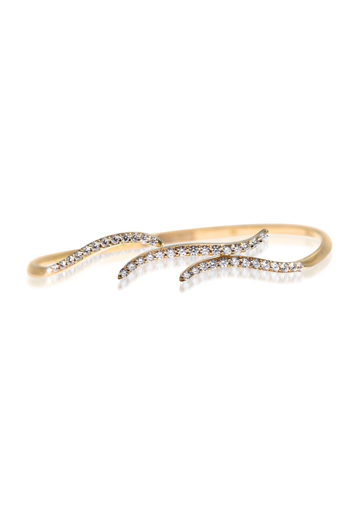 The Wave Bangle – KAPES Fine Jewelry