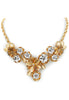 Gold Floral Choker Set - K.D. Jewelry Sf