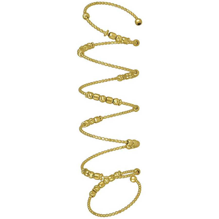 18K Gold Spiral Ring
