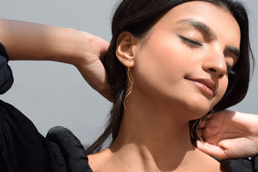 Spiral Needle Earrings