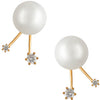 18K Rose Gold South Sea Pearl and Diamond Earrings - K.D. Jewelry Sf