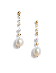 Classic Long Pearl Earrings - K.D. Jewelry Sf
