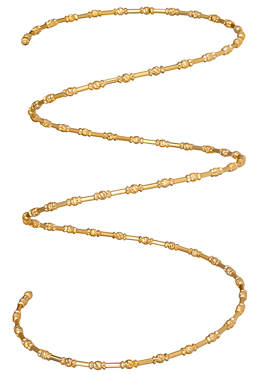 18K Skinny Gold Spiral Bangle - K.D. Jewelry Sf