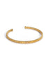 Gold Bead Cuff Bangle - K.D. Jewelry Sf