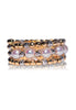 18K Mix Yellow and White Gold Akoya Pearl Spiral Ring - K.D. Jewelry Sf