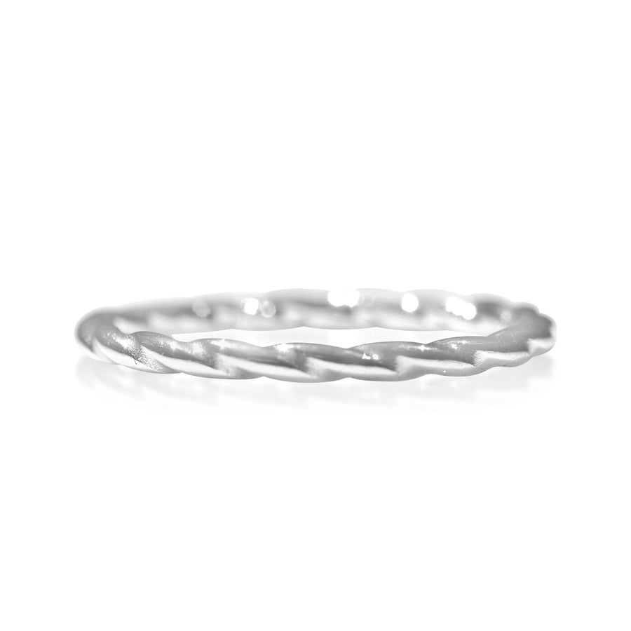 18K Yellow Gold Rope Ring
