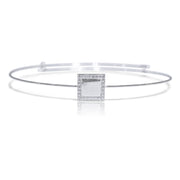 Square Diamond Bangle - K.D. Jewelry Sf