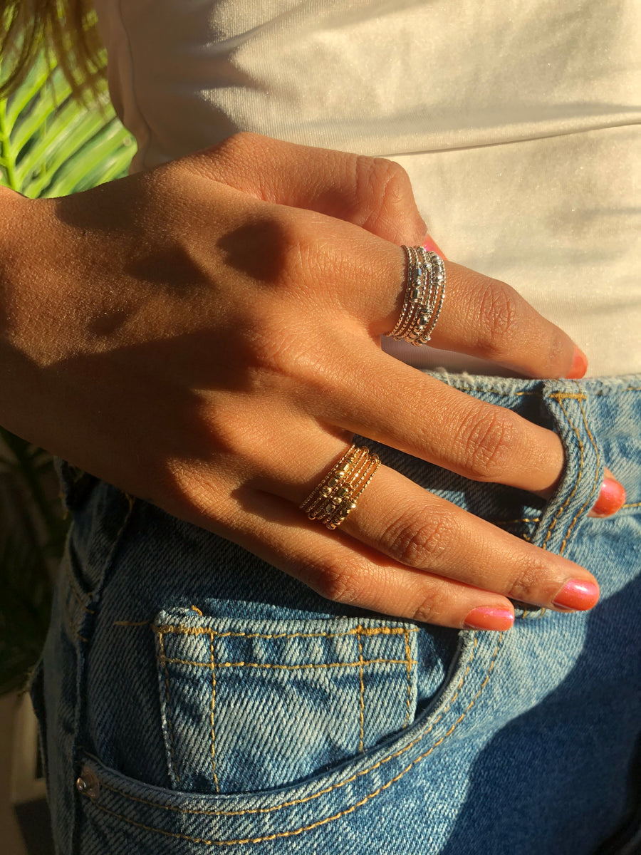 18K Gold Spiral Ring