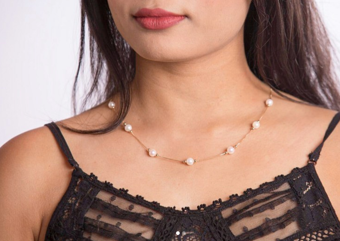 Adjustable Akoya Pearl Necklace (White Gold) – KAPES Fine Jewelry